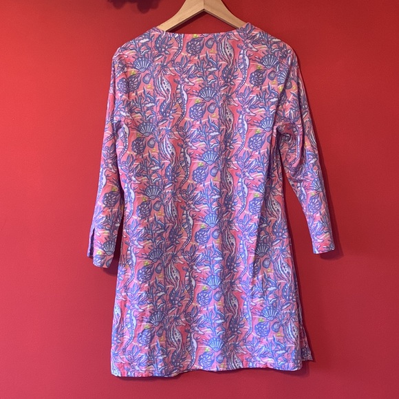 Breezy Seahorse Print Tunic Dress - Picture 7 of 8